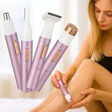 depilador intimo facial feminino aparelho aparador depilação pelos virilha corpo rosto 4x1