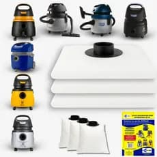 Saco Aspirador De Pó Electrolux Descartável 3 Unidade AQP10 AQP20 A10N1 FLEX 1400S AWD01 ACQUA POWER