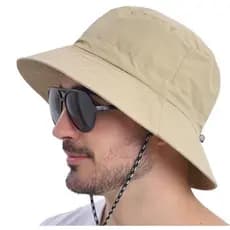 Chapéu Pescador Impermeável, Masculino e Feminino Adulto, Montanhismo Dobráveis Bolsinha / Ref.C40