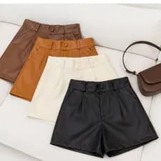 SHORT FEMININO COURINO COURO FAKE RODEIO FESTA SÃO JOÃO LUXO DO P AO GG