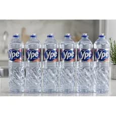Kit [6 ou 12] Detergente Ypê Clear 500ml Rende Mais Alto Poder Desengordurante