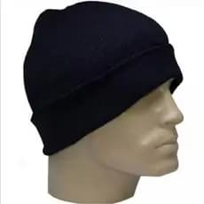 Touca Frio Inverno Lã Preta Adulto