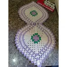 Trilho de mesa de crochê/Balcão
