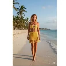 conjunto nina em croche