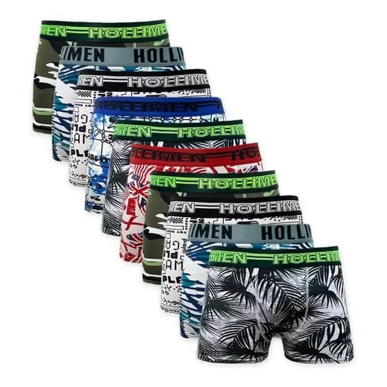 Kit 30 Cuecas Boxer Roupas Masculinas