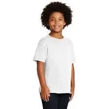 CAMISETA BRANCA JUVENIL MALHA 100% Poliester Premium