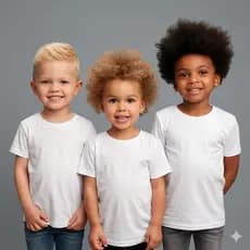 Camiseta Branca Infantil - A Camiseta que Aguenta o Ritmo das Crianças!