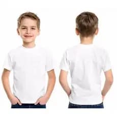 Camiseta Infantil 100% poliéster Sublimação