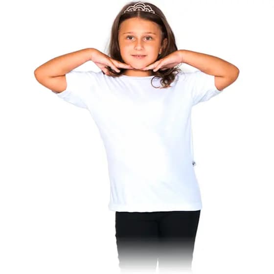 5 Camisetas Infantis Sublimação Poliéster Atacado Lisa Escolar Uniforme Básica Leve Mais Por Menos
