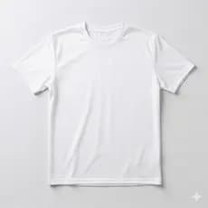 Camiseta Básica Branca Poliéster Confort – Não Amassa e Secagem Rápida
