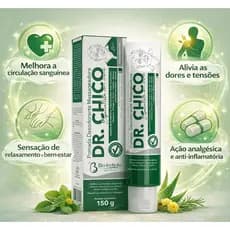 Pomada Dr. Chico Massageadora 150g – Alívio Rápido para Dores e Tensão Muscular