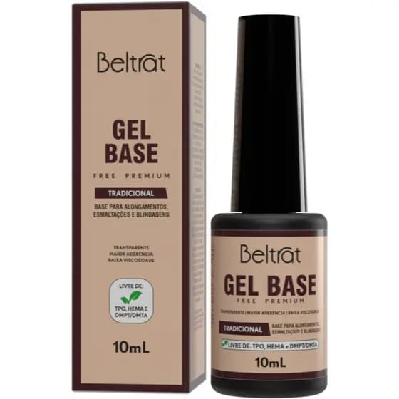 Gel Base Beltrat 10ml Original Sem TPO Sem Hema Hipoalergênico Unha de Gel Fibra Blindagem Passo 3