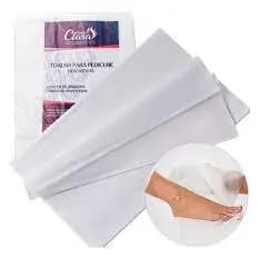 Toalha PEDICURE Descartavel Santa Clara C/20un 45cm X 40cm Manicure