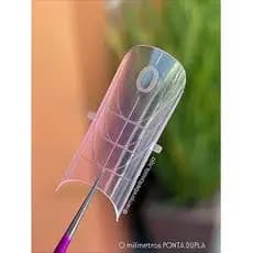 Molde F1 Risa Profissional Quadrado 0mm Original - 150 Unid Extensor Ultrafino Natural