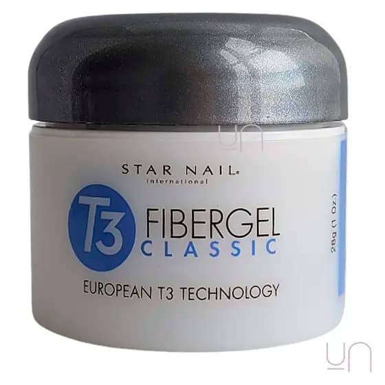 Gel T3 Cuccio Star Nail 28g UV Fibergel Original Unha De Fibra De Vidro Acabamento Natural