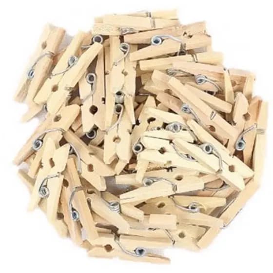 Mini pregador / Mini prendedor 3.5cm pacote - 50 unidades