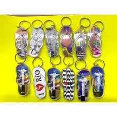 Kit 12 Chaveiros Souvenir Rio de Janeiro