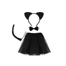 fantasia gatinho preta adulto