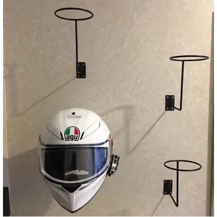 Suporte de Capacete de Motocicleta, Bonés fixo em Parede 1 peça