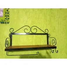 Suporte para Temperos com Ganchos Para Pendurar Pano de Prato Suporte com uma Prateleira PROMOÇÃO