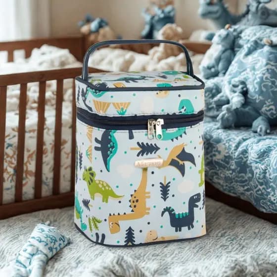Porta Mamadeira Térmico (Compativel com mamadeira AVENT) Dinossauro 2184