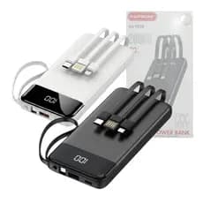 Carregador Portátil Power Bank 20000mAh Tela Digital com 04 Saídas USB