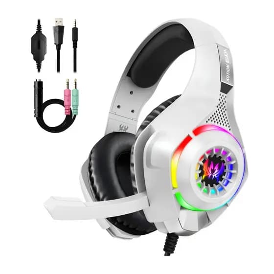 Headset Gamer Profissional Com Microfone Estéreo Led Rgb T&Z GS410