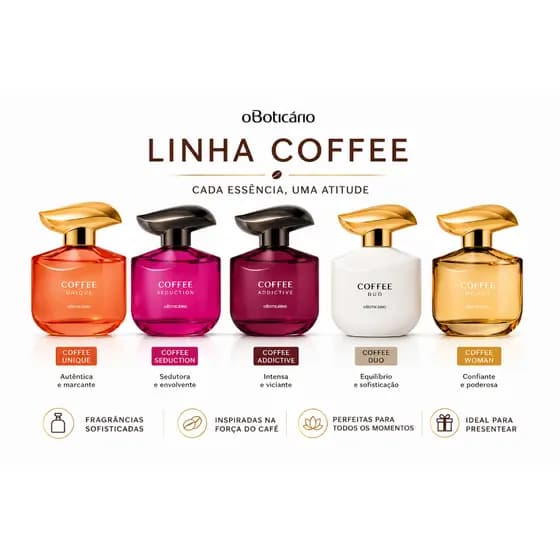 Coffee Woman Desodorante Colônia 100ml - escolha sua fragrância - oBoticário