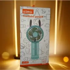 Mini Ventilador Portátil Usb De Mão Mesa Usb Recarregável Suporte Celular