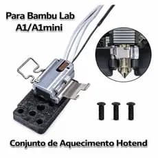 Kit de Montagem de Aquecimento para Impressora 3D Bambu Lab A1/A1 Mini Hotend