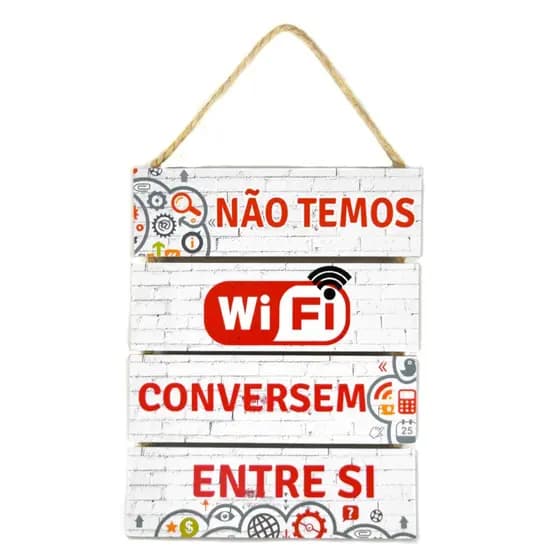 Quadro Decorativo De Madeira Frases