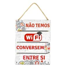 Quadro Decorativo De Madeira Frases