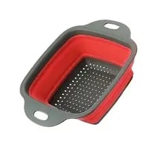Escorredor De Alimentos Massas Legumes Retrátil Silicone