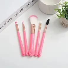 5pcs Kit de pincéis de cosméticos Pó Blush Brush Kit de pincéis de maquiagem de beleza
