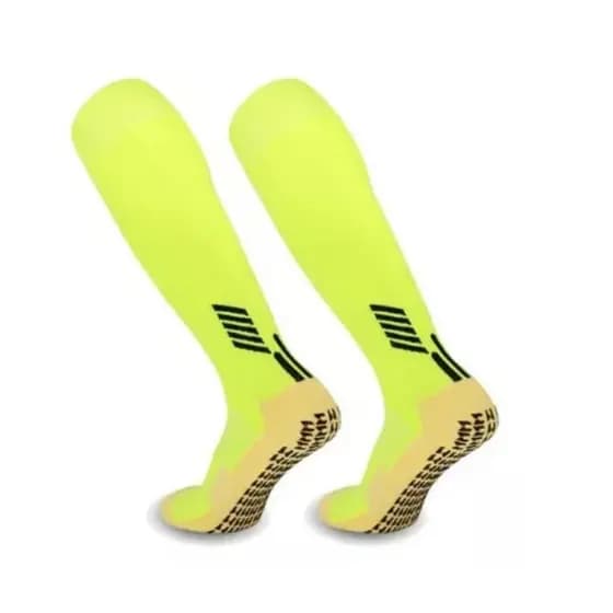 KIT 06UN Meia Esportiva Profissional Antiderrapantes Futebol Meião Cor Aleatória H007