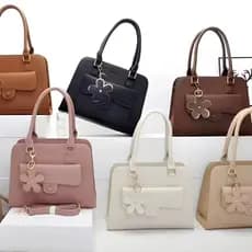 Bolsa Feminina Tote Tiracolo Transversal Média Com Alça Comprida Ajustável Regulável Chaveiro Casual