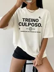 Camiseta Camisa Tshirt Treino Gym Culposo Algodão Versão 2026 Academia Musculação Fitness P ao GG