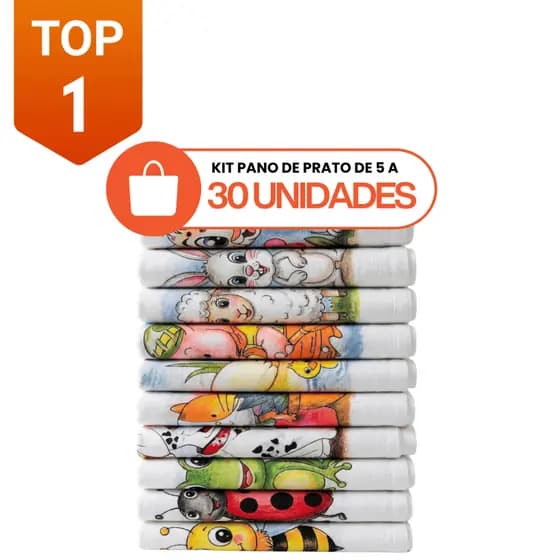 Kit Pano De Prato cozinha guardanapo estampado 100% algodão pano de louça atacado toalha de prato