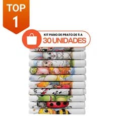 Kit Pano De Prato cozinha guardanapo estampado 100% algodão pano de louça atacado toalha de prato