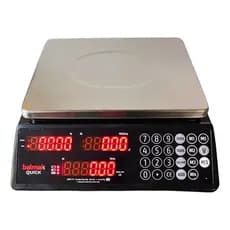 Balança Balmak Comercial Com INMETRO  Capacidade 33kg com Bateria 40 horas Prato inox