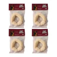Kit 4 Petiscos Donuts Ossinho Dip Dog – Natural, Saudável e Irresistível!