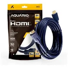 Cabo Hdmi 2.1 8k 120Hz 3D P/ Tv e Games Ps5 Ps4 Xbox 5 METRO