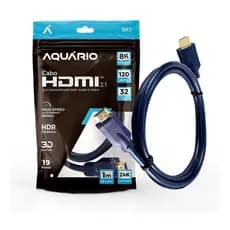 Cabo Hdmi 2.1 8k 120Hz 3D P/ Tv e Games Ps5 Ps4 Xbox 1 METRO