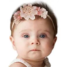 Faixinha de Cabelo Infantil Faixa De Cabelo Recém Nascido Flores Bebes Menina Tiara