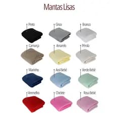 Manta Cobertor Confort microfibra King Size 240 x 220 cm- 100% poliéster