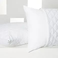 Kit com 3 Protetores para Travesseiro 50 x 70 cm - 100% poliéster - Branco