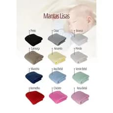 Kit 2 Mantas Micro Fibra Bebe 90x110cm - Pequenos Defeitos