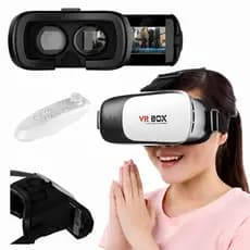 Óculos Vr Box- 3D Celular Realidade Virtual + Controle Bluetooth - Android iPhone Envio Imediato