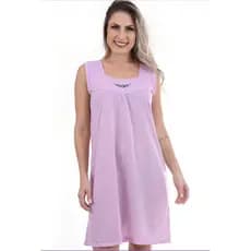 Camisola Regata Pala Plus Size De Malha Confortável Pijama Forma Grande Comprida Roupas Femininas