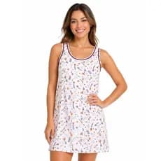 Camisola Feminina Estampada estilo regata com vies colorido Camisola Feminina Floral Confortável